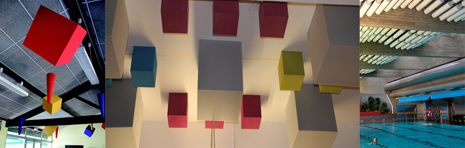 Baffle Akustik Tavan Panelleri