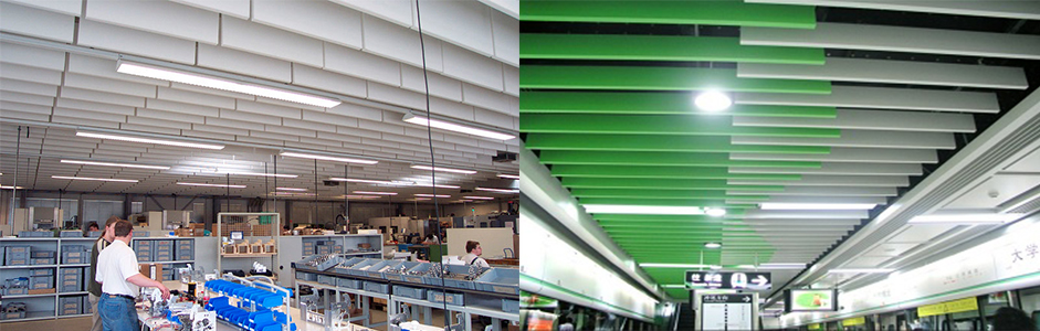 Baffle Akustik Tavan Panelleri