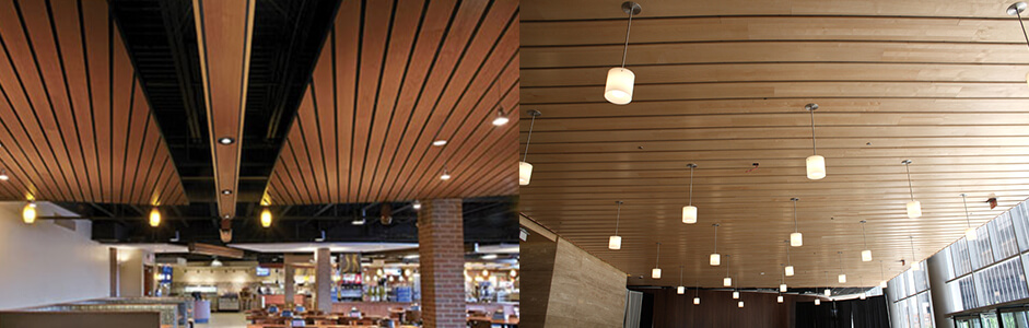 akustik ahşap tavan