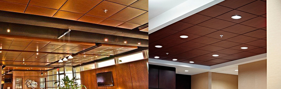 akustik ahşap tavan